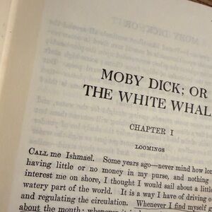 Vintage 1942 Edition Moby Dick by Melville. Mead Schaefer Illustrations.